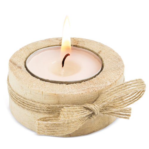 HANDMADE WOODEN CANDLE 