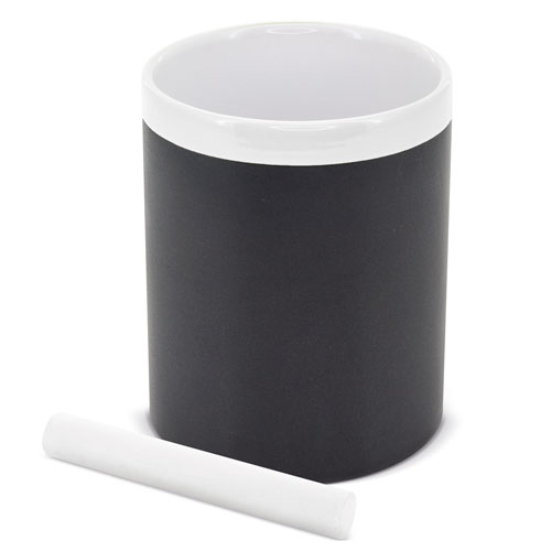 SLATE CERAMIC PENCIL HOLDER 