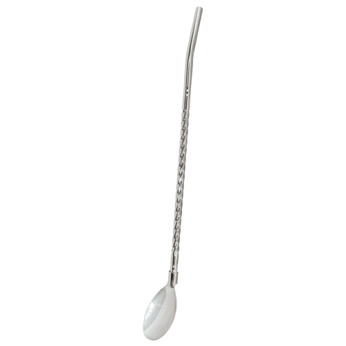 STAIN. STEEL SPOON + STRAW + MIXER "QUEENS"