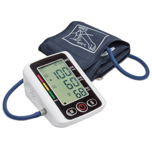 MONITORED PRECISION BLOOD PRESSURE METER FOR ARM 