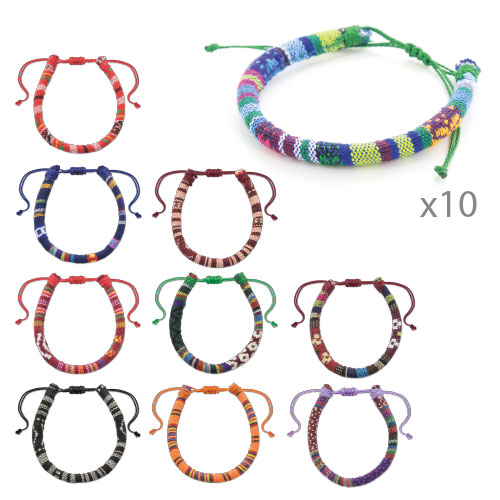SET 10 BRACELETS 