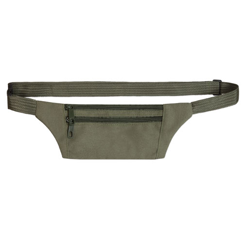 COTTON CANVAS BELT BAG 
