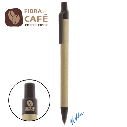 RECYCLED CARDBOARD AND COFFEE FIBER PEN 