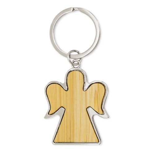BAMBOO KEYRING  "ANGELICAL"