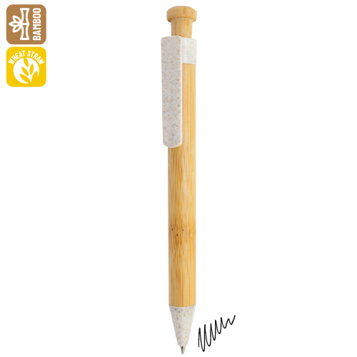 BAMBOO AND WHEAT FIBER PEN "KOBAX"