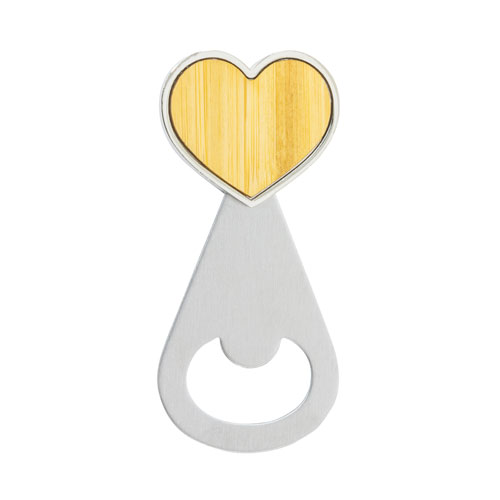 HEART SHAPED BOTTLE OPENER "LOVE ME" 