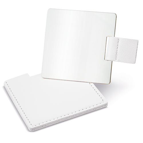 STAINLESS STEEL COMPACT MIRROR "LILYAN"