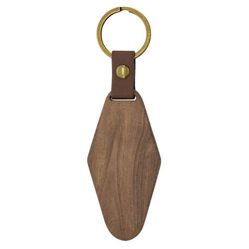 RHOMBUS WOOD KEYRING "SAMOA"