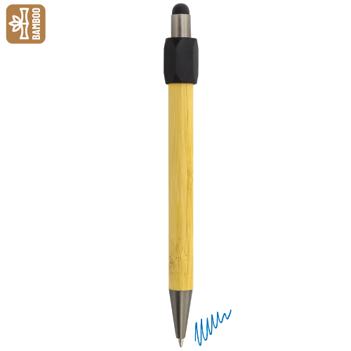 BOLIGRAFO ANTIESTRÉS GIRATORIO DE BAMBÚ "GYRO"