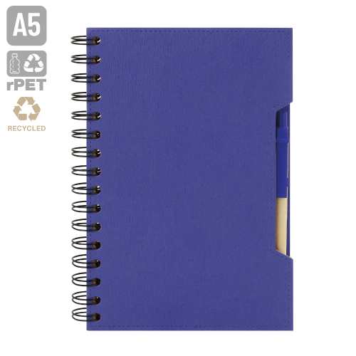 A5 NOTEBOOK WITH PEN  ECO "GREEN LIFE"
