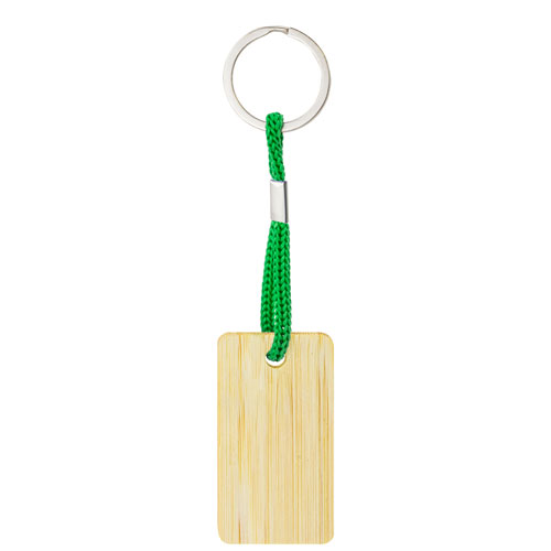 <p>RECTANGULAR BAMBOO KEYRING “YIBIN”</p>