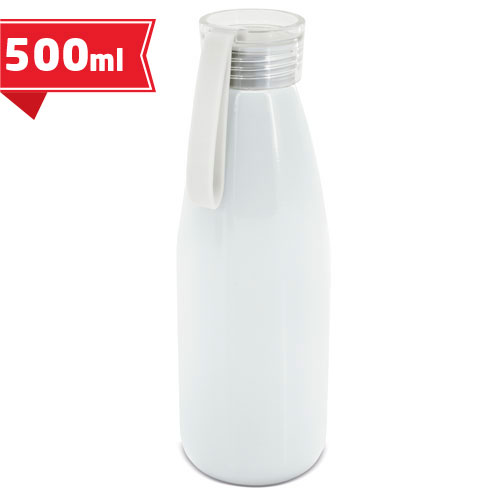 ALUMINIUM BOTTLE WITH SILICON LID FOR SUBLIMATION