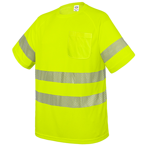 CAMISETA CON BOLSILLO Y BANDAS REFLECTANTES "ELÁST"