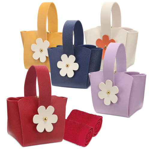 SET 5 BOLSITOS CON TOALLA 