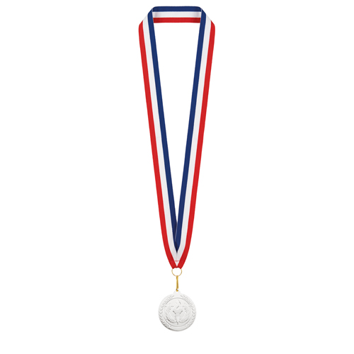 MEDALLA DE PLATA "OLIMPIA" LANYARD FRANCIA