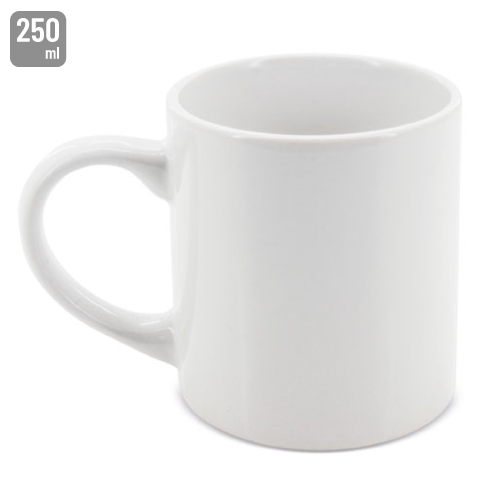 <p>MUG SUBLIMACION 250 ML BLANCA 