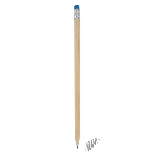 COLOUR. RUBBER WOODEN PENCIL 