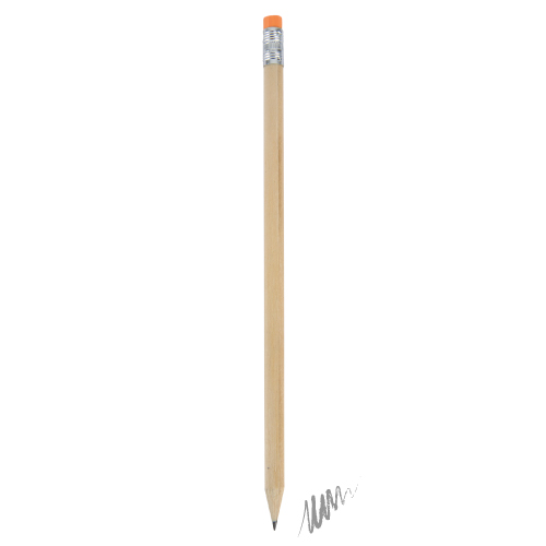 COLOUR. RUBBER WOODEN PENCIL 
