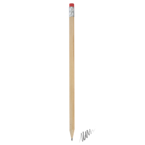 COLOUR. RUBBER WOODEN PENCIL 
