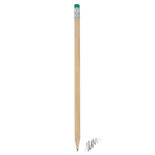 COLOUR. RUBBER WOODEN PENCIL 