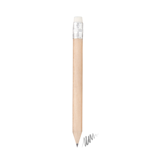 MINI WOODEN PENCIL POINT ERASER 