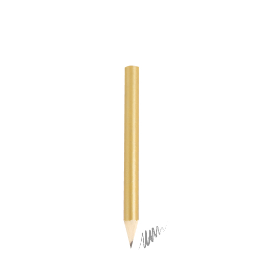 GOLD METALLIC WOODEN PENCIL 