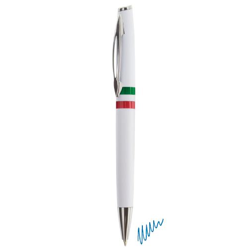 METAL/PLASTIC PEN WITH ITALIAN FLAG "AYSEN"