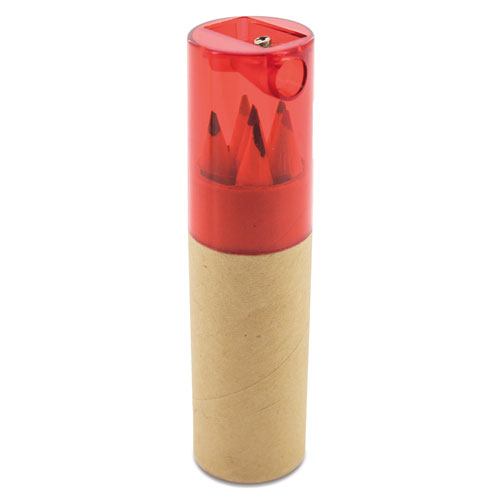 7 COLOUR PENCIL CYLINDER SET "DAFFY"