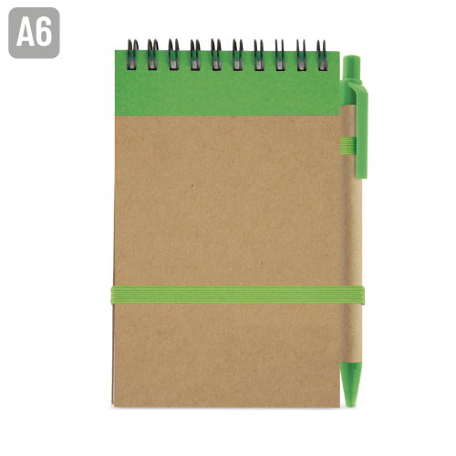 NOTEBOOK RECYCLED CARDBOARD 