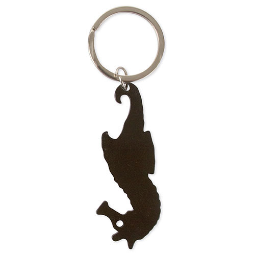  ALUMINUM KEYRING SEAHORSE
