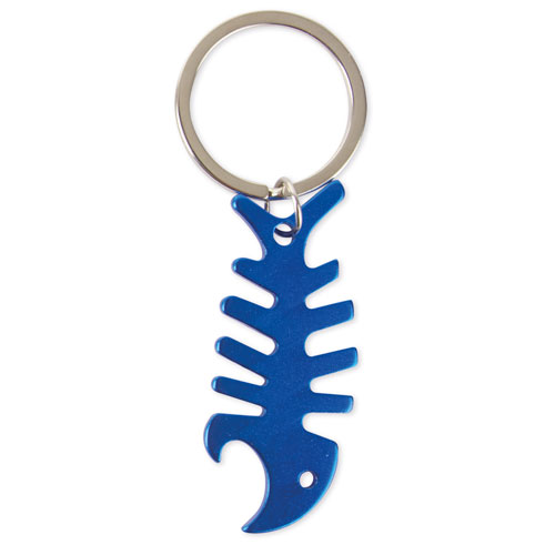 ALUMINUM KEYRING FISHBONE