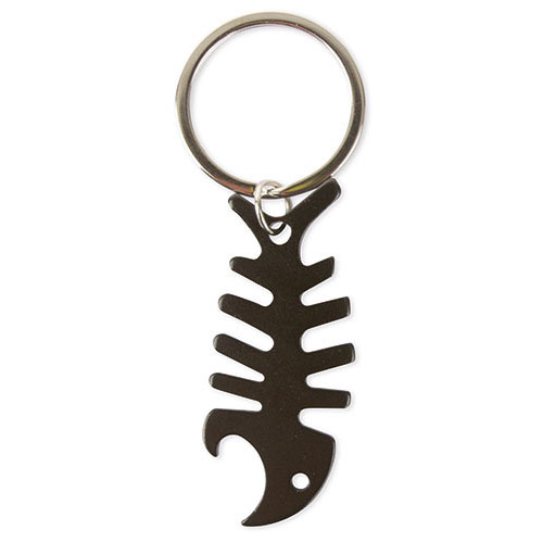 ALUMINUM KEYRING FISHBONE
