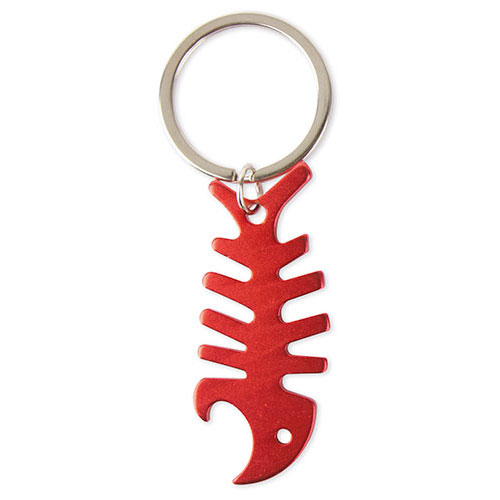 ALUMINUM KEYRING FISHBONE