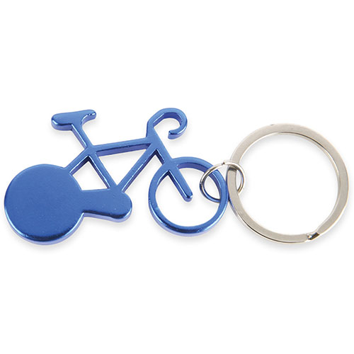 LLAVERO ALUMINIO BIKE AZUL