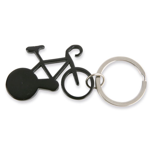 LLAVERO ALUMINIO BIKE NEGRO