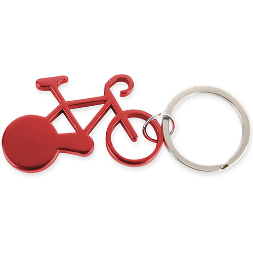 LLAVERO ALUMINIO BIKE ROJO