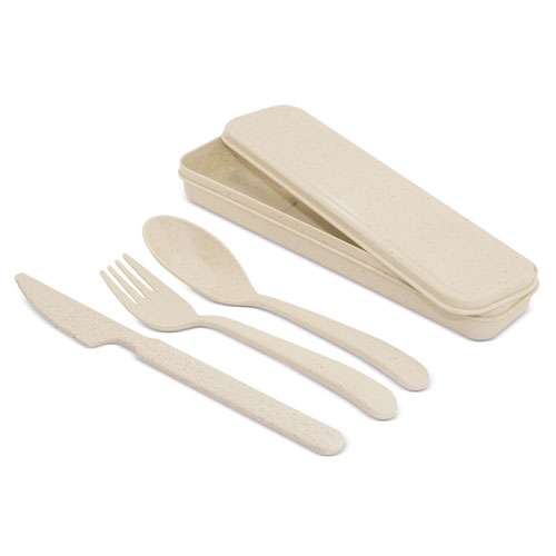 SET DE CUBIERTOS FIBRA DE TRIGO RUF