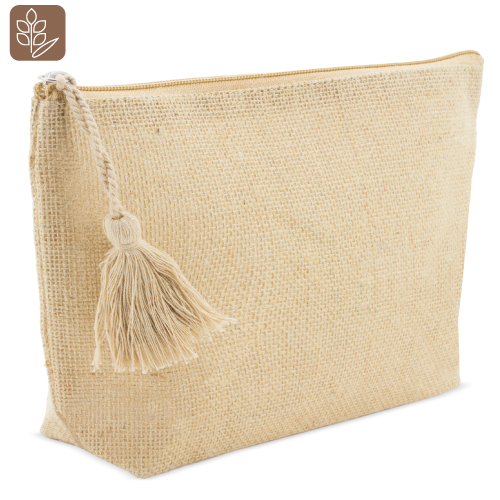 LAMINATED JUTE TOILET BAG "MAYA"
