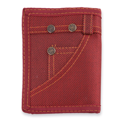 CARTERA JEANS ROJO