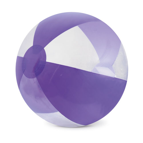 TRANSPARENT/COLOR BEACH BALL "SANTA CRUZ"