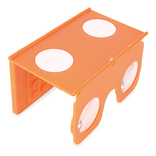 VISOR VR 3D NARANJA