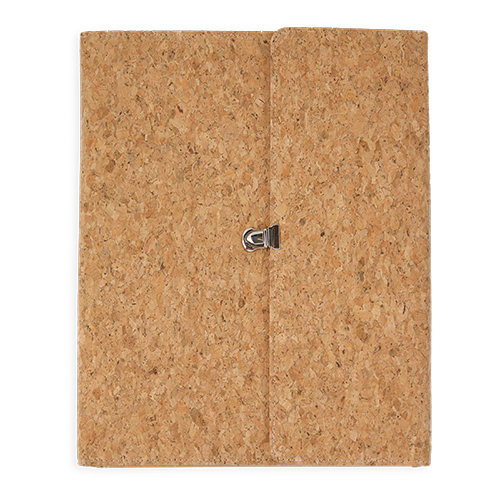 CORK FOLDER WITH BLOCK "JACMEL"