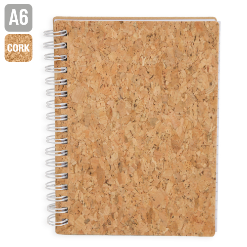 NATURAL CORK NOTEBOOK 