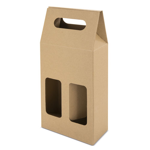 CARDBOARD BOX 2 BOTTLES "TREVISO"