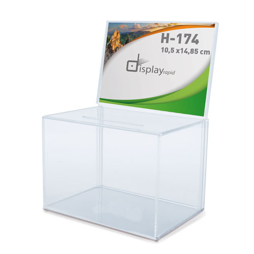 DINA6 BALLOT BOX WITHOUT KEY 
