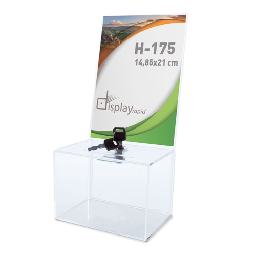 DINA5 BALLOT BOX WITH KEY 