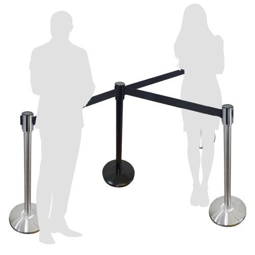 POSTES SEPARADORES CINTA RETRACTIL "DIVISON"