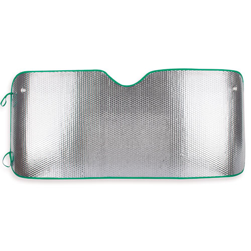 PARASOL METALICO COCHE 2 CARAS RIBETE VERDE