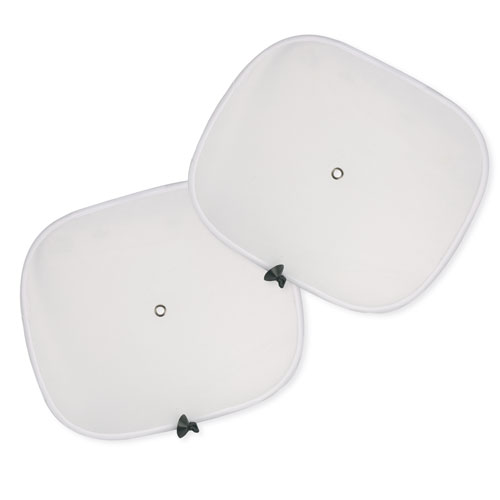WHITE SIDE WINDOW CAR SUNSHADE 