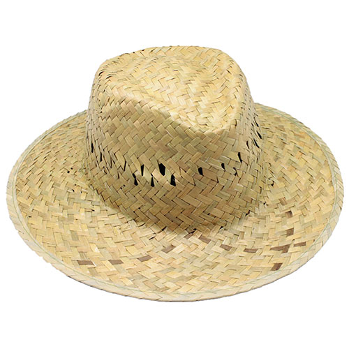 <p>GREEN STRAW HAT INSIDE RIBBON “PAULO”</p>
